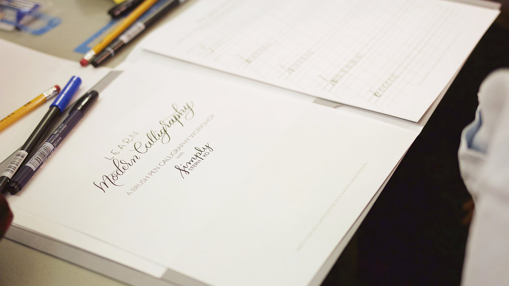 Brush Calligraphy: Strokes for the Lettering Folks promotional image