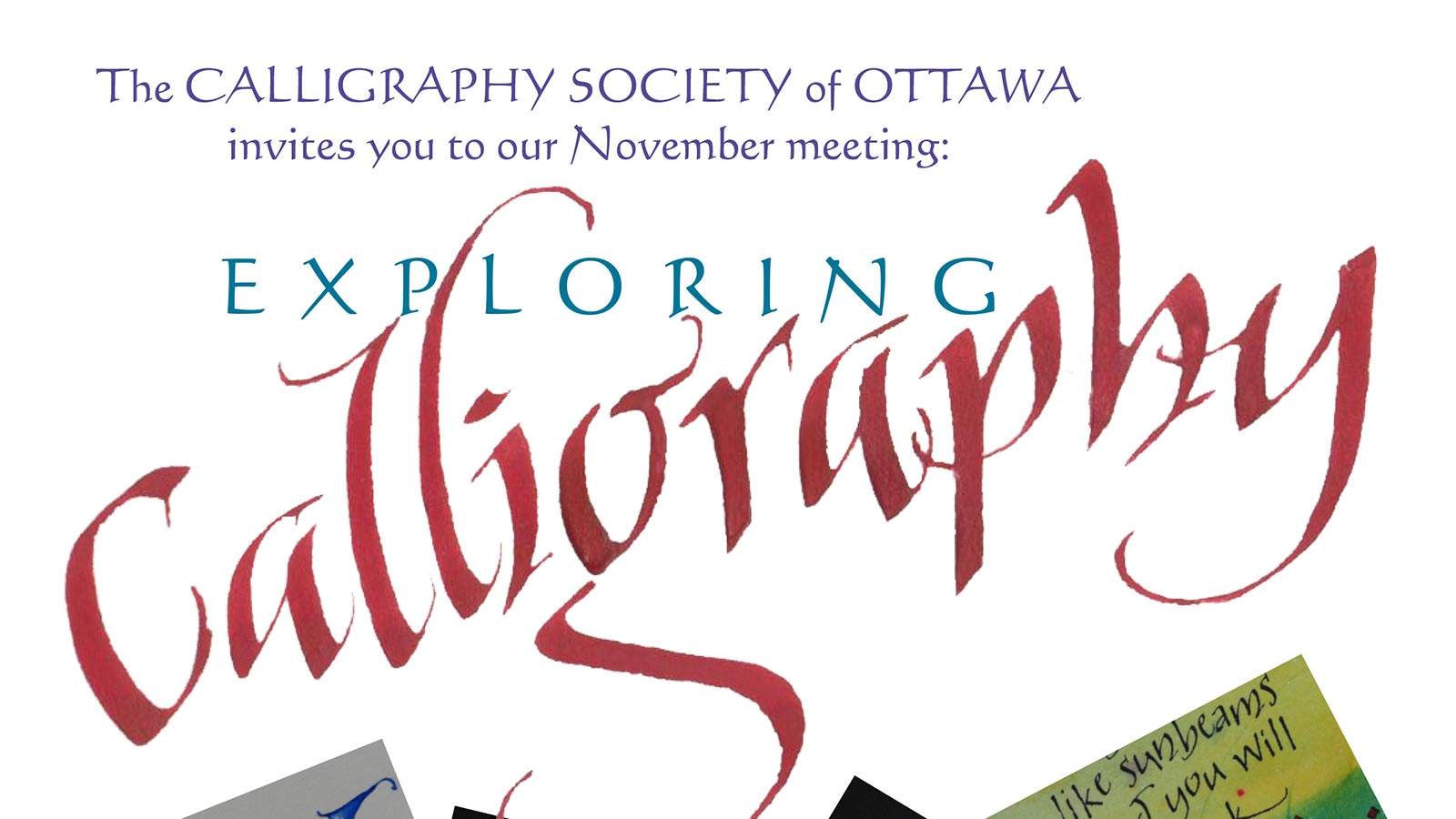 Why calligraphy matters promotional image